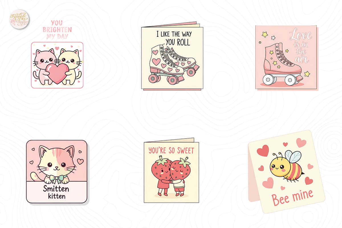 Kids Valentine PNG Clipart Cute Icon, an Object Illustration by KennedyStudio (Photo 3 of 4)