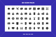 Internet technology icons, an Outline Icon by Wencory (Thumbnail 1 of 2)