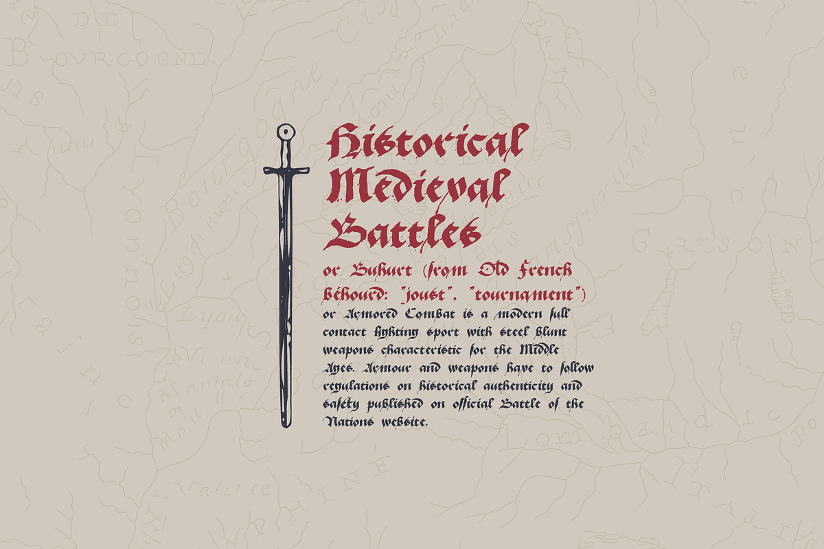 The Duchy Of Burgundy Bastarda, a Blackletter Font by kaer_shop (Photo 11 of 11)