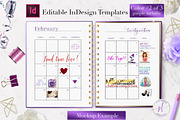 Monthly Planner | InDesign Template, a Stationery Template by Planner Templates (Thumbnail 8 of 17)