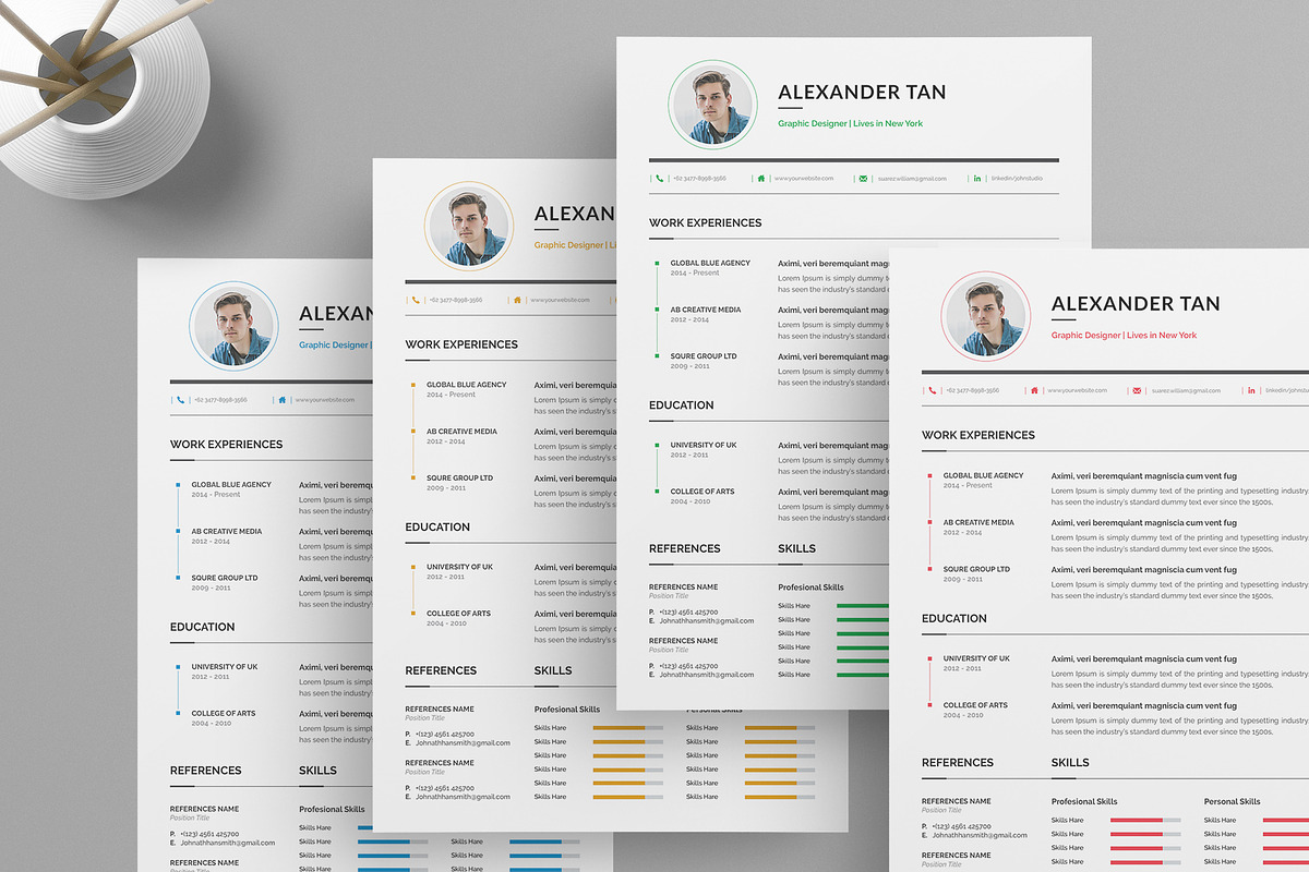 Resume, a Resume Template by Brochure-Market (Photo 3 of 4)