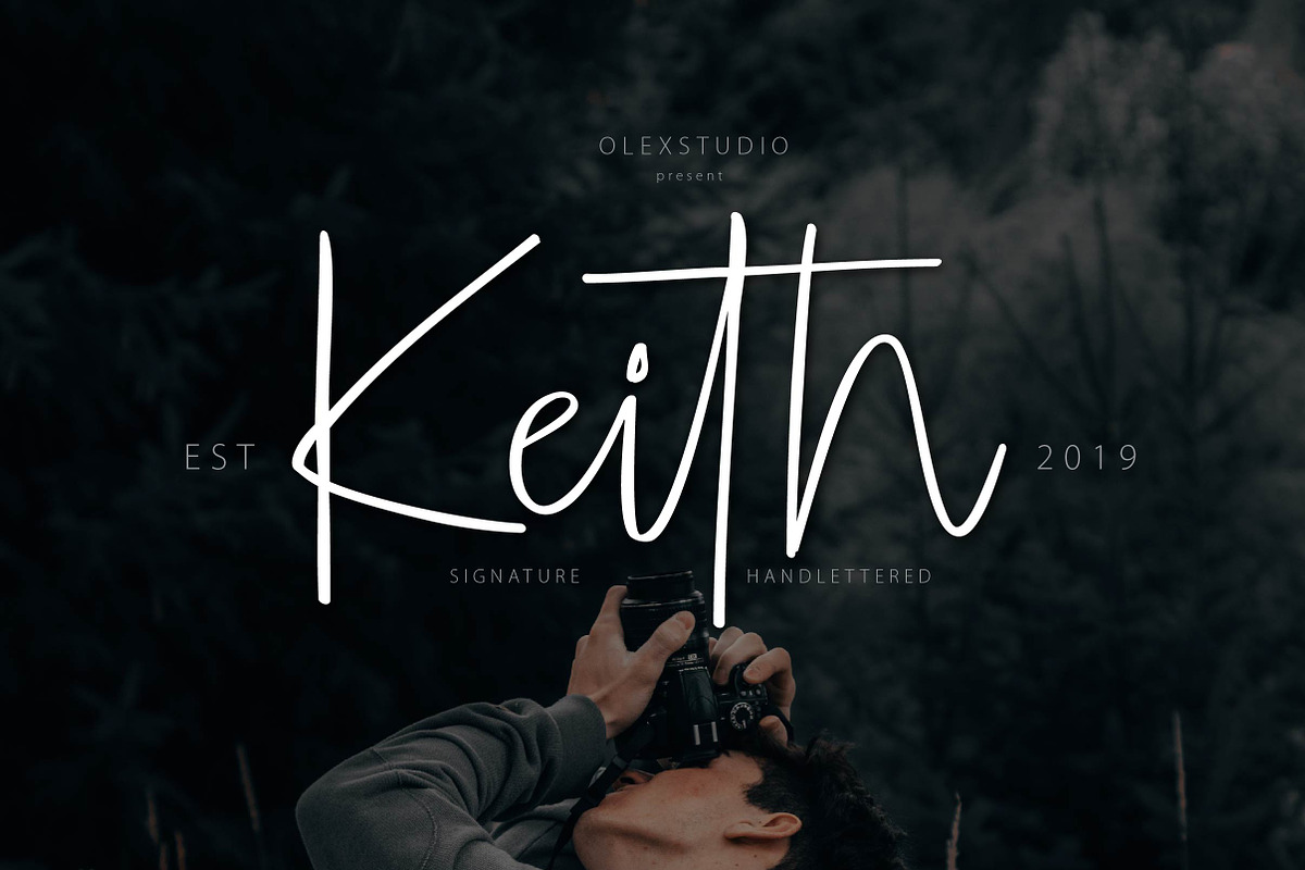 KEITH signature font