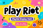 Play Riot, a Slab Serif Font by Wow Magic (Thumbnail 1 of 6)