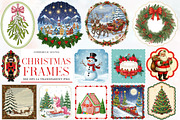 Christmas Frames Clipart Png, an Illustration by Designworld (Thumbnail 1 of 5)