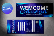 Church Welcome Card Template Canva, a Marketing Template by Design Up (Thumbnail 3 of 3)