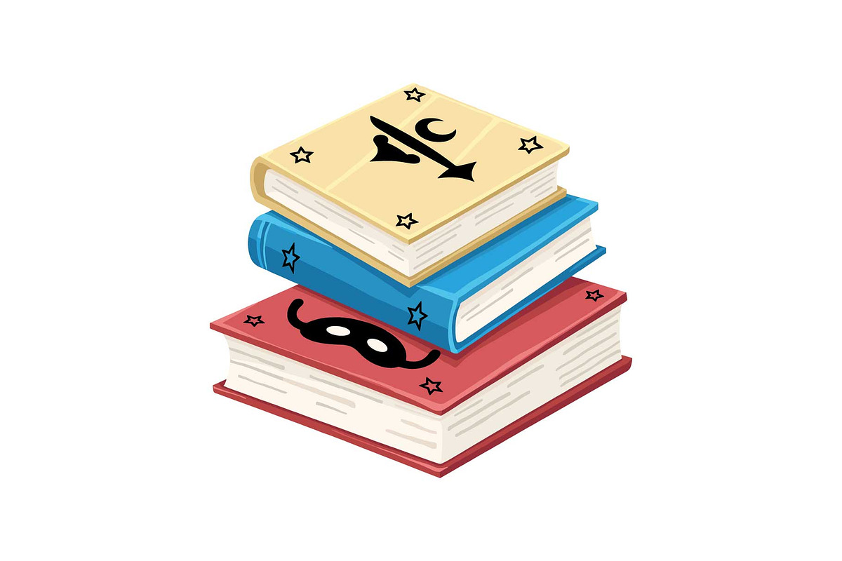 Graduation Books Clipart Set, an Object Graphic by Designs_River (Photo 13 of 16)