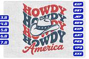 Howdy America Cowboy Embroidery, an Illustration by Purpose Ekbal (Thumbnail 1 of 3)