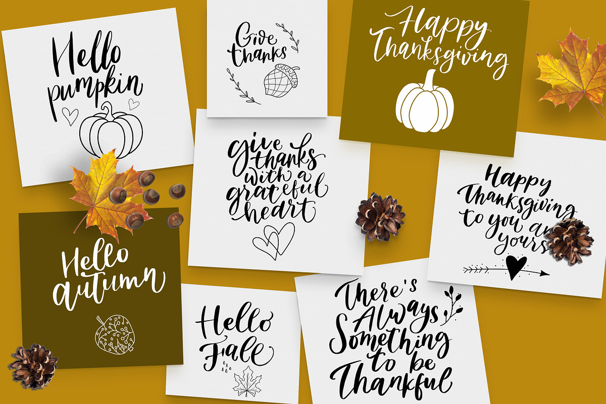 Autumn lettering and illustrations, an Illustration by Art pages (Photo 4 of 13)