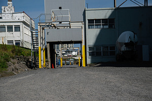 Industrial area in Akranes Iceland showcasing unique architecture and equipment, a Photo by AS photostudio
