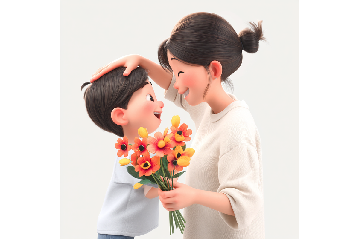 Prompt Mother Day Clipart, a Decorative Illustration by Creative design (Photo 6 of 7)
