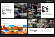 Company Profile PowerPoint Templates, a Presentation Template by Warna Works (Thumbnail 7 of 36)