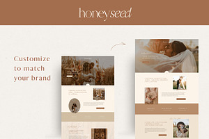 Boho Showit Website Template