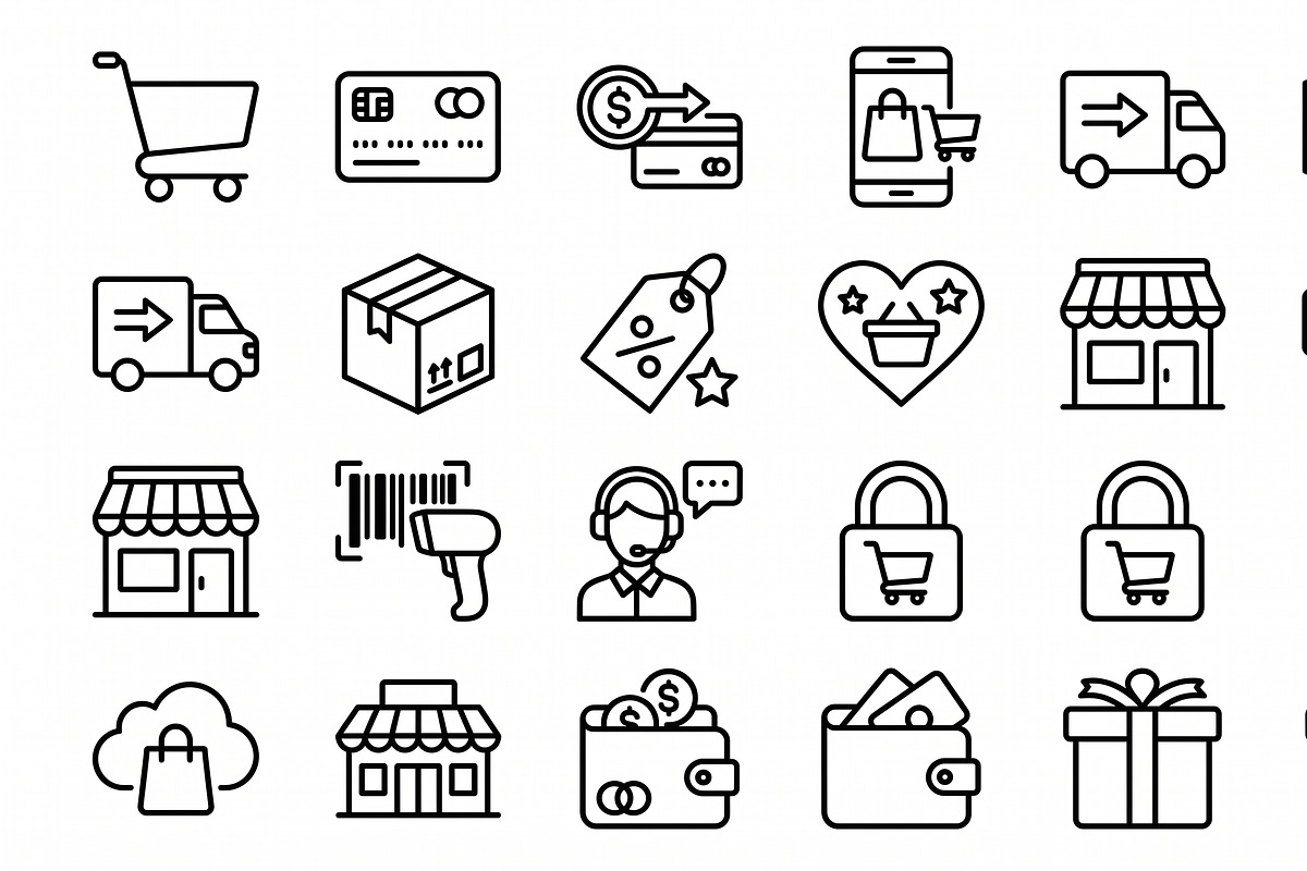 42 Vector Ecommerce Outline Icon, an Outline Icon by adenpinkstore (Photo 7 of 8)