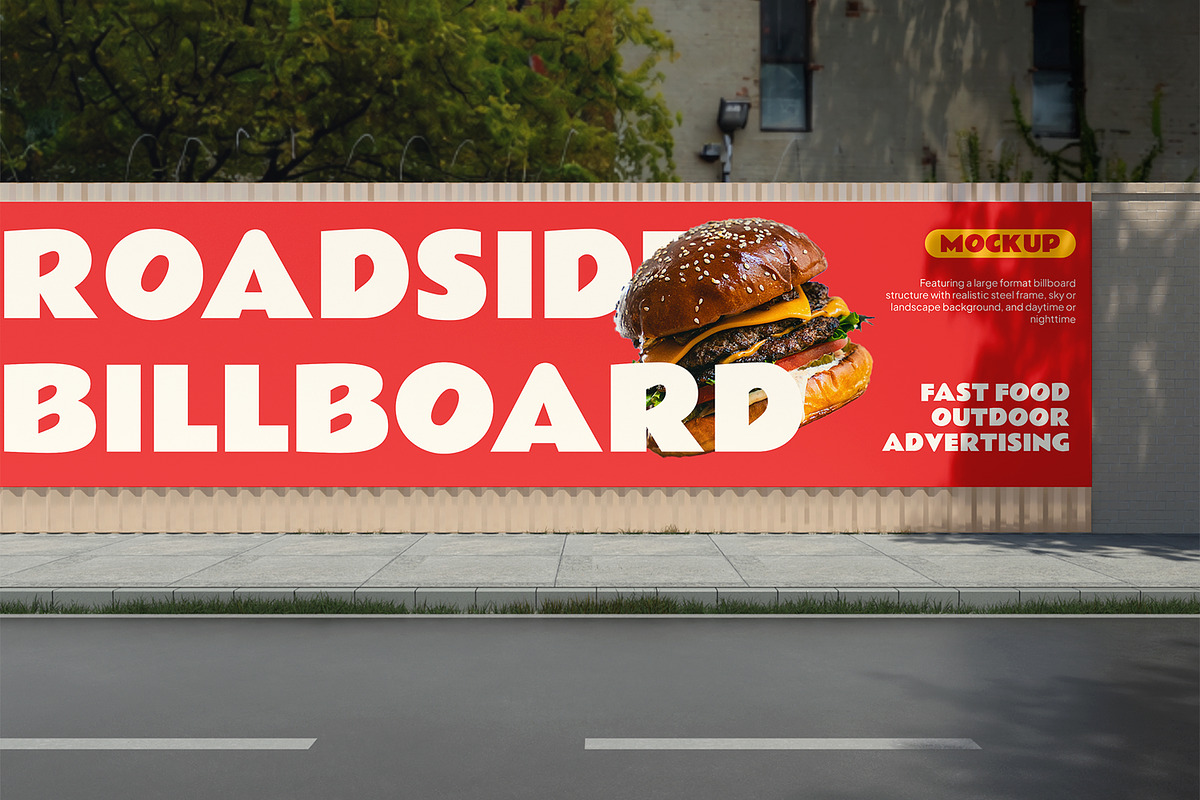 Outdoor Advertising Billboard Mockup, an Advertising Mockup by Permadi Creative (Photo 3 of 5)