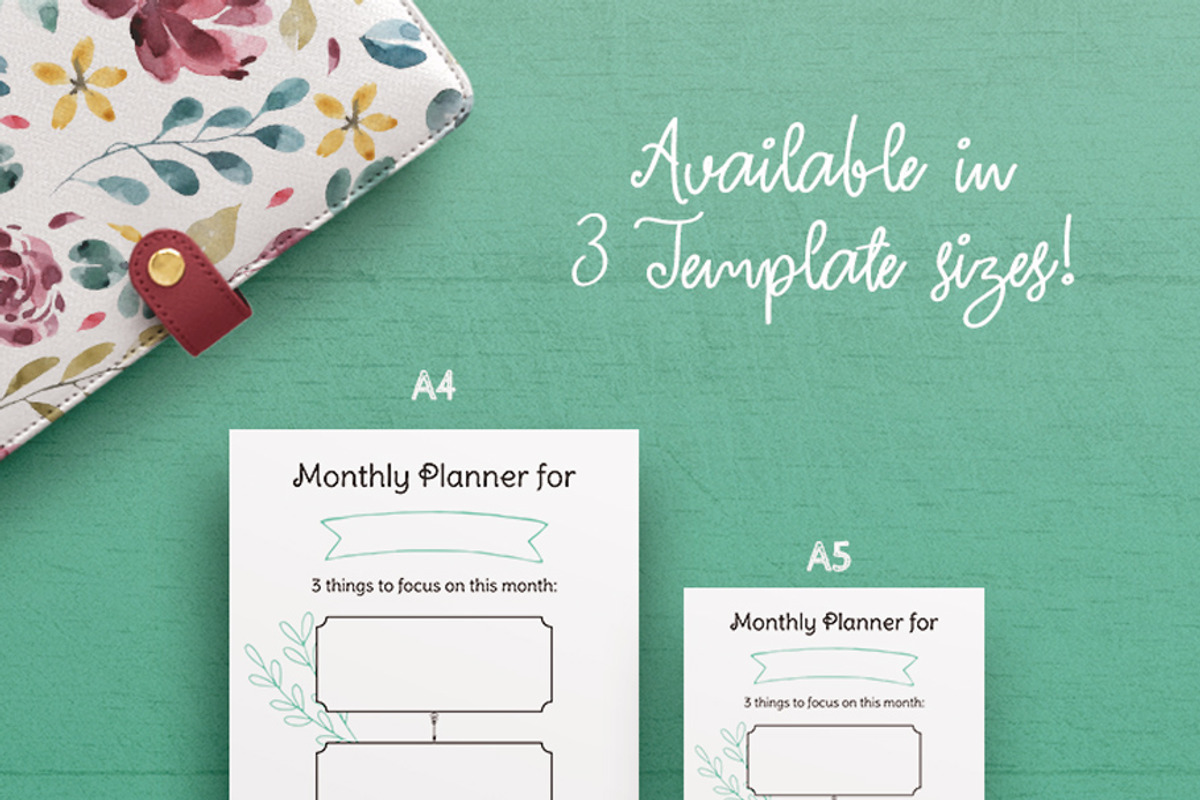 InDesign Planner Template, a Templates & Theme by Janice Designs