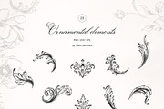 Sylvia vintage baroque floral frames, a Decorative Illustration by Yuliia Lashevska (Thumbnail 5 of 9)