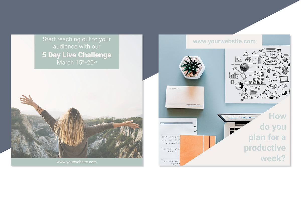 Clean and Minimal Instagram Posts, a Social Media Template by Hunt Family Design (Photo 6 of 7)