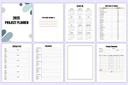 2025 Project Planner Canva Template, a Stationery Template by Mustafiz (Thumbnail 2 of 4)