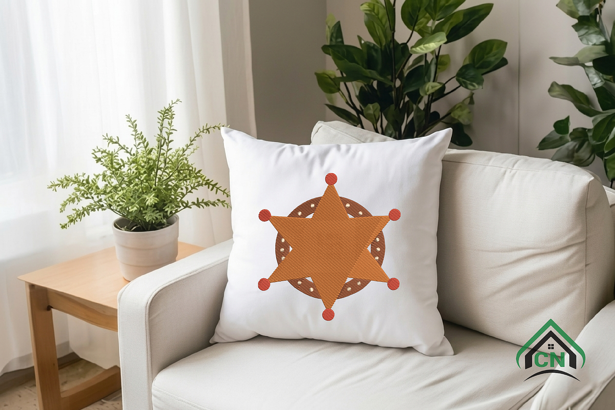 Western Cowboy Boho Embroidery, a Solid Icon by Craft Nest (Photo 4 of 6)