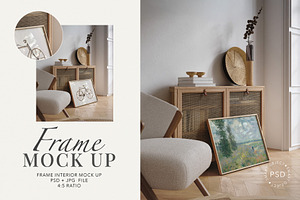 Horizontal Frame Mockup, a Mockup by Paper Flowers Studio