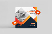 Digital Marketing Instagram Post, a Social Media Template by VectStock (Thumbnail 2 of 3)