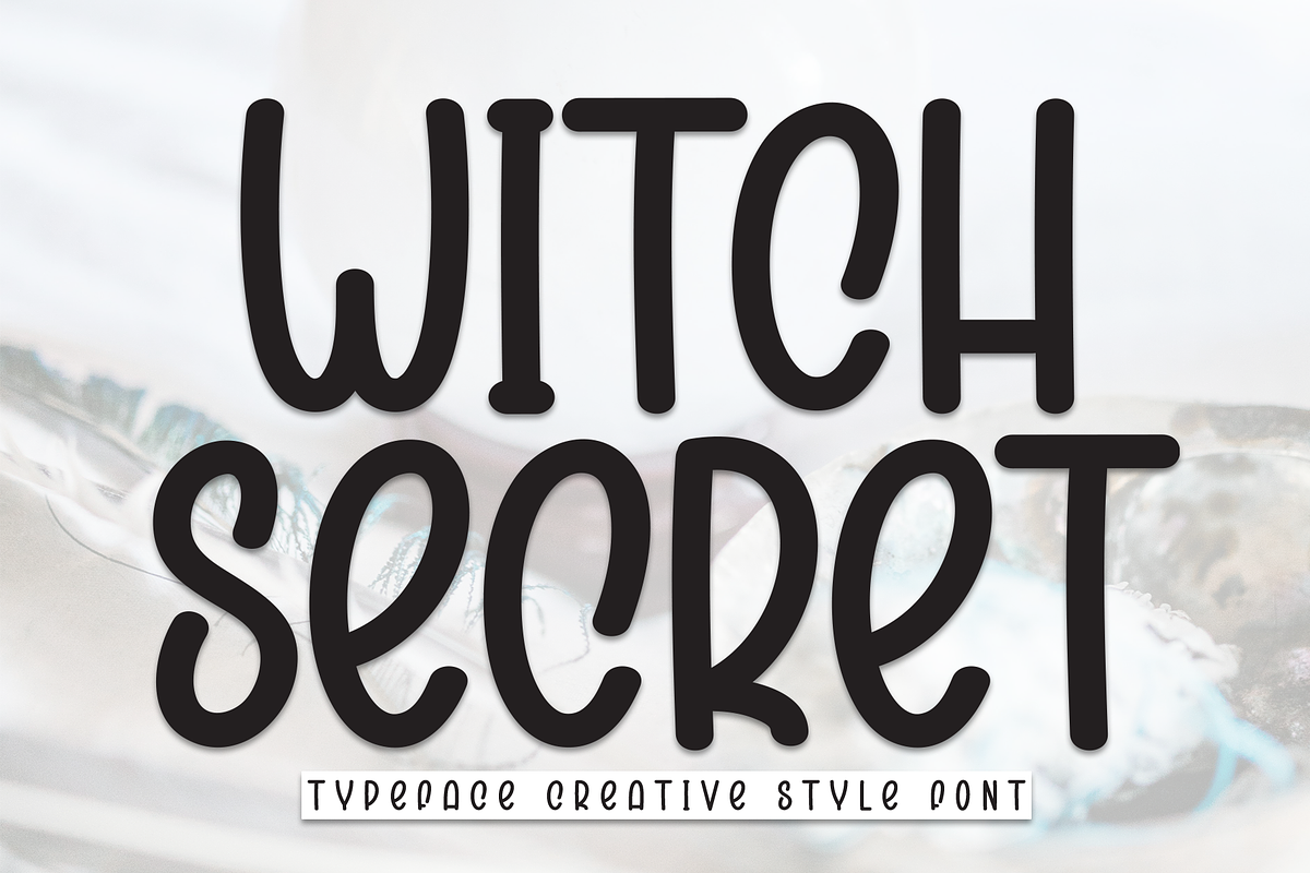 Witch Secret | Script Font, a Script Font by Scratchones (Photo 1 of 8)