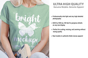 Bella Canvas 3001 T-shirt Mock Up, a Print Template by BrightMockups (Thumbnail 3 of 3)