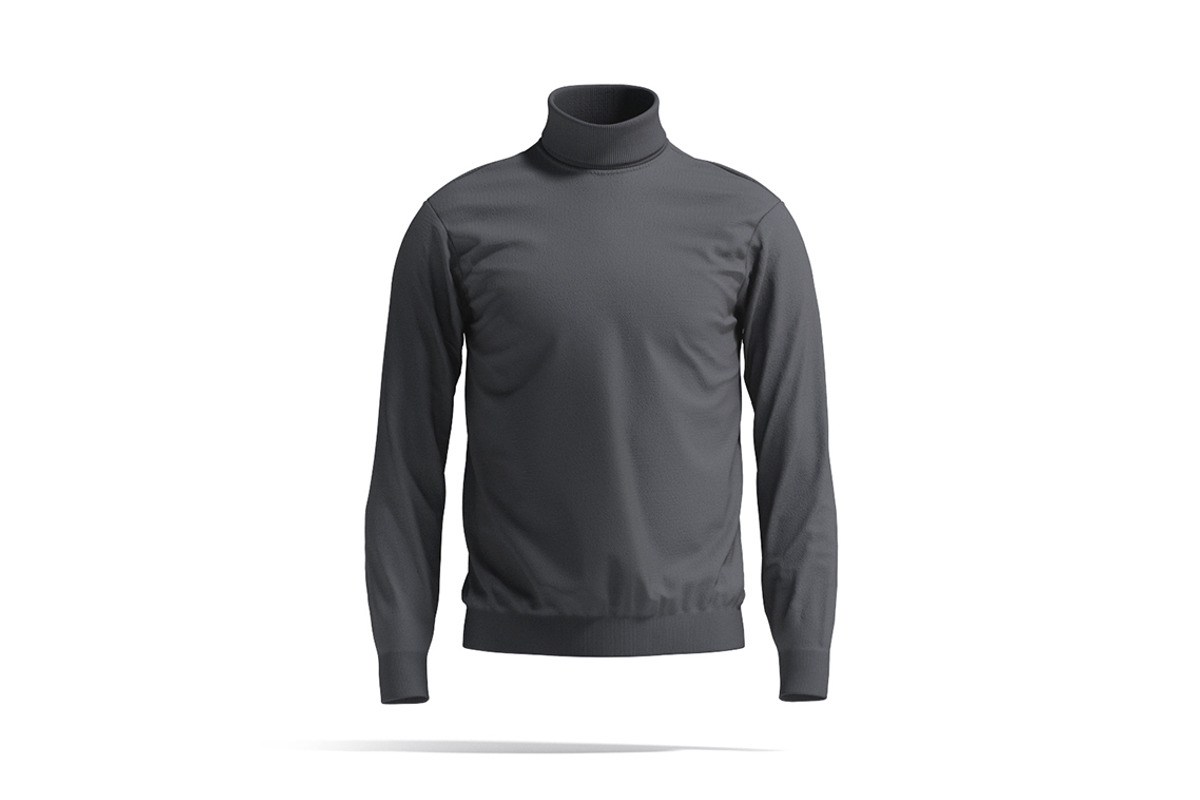Black Turtleneck Sweater 3D Model, an Object 3D Model by rebrandy (Photo 1 of 10)
