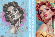 Grunge Sketch Portrait Effect, an Action Add-On by Amorjesu.com (Thumbnail 21 of 21)