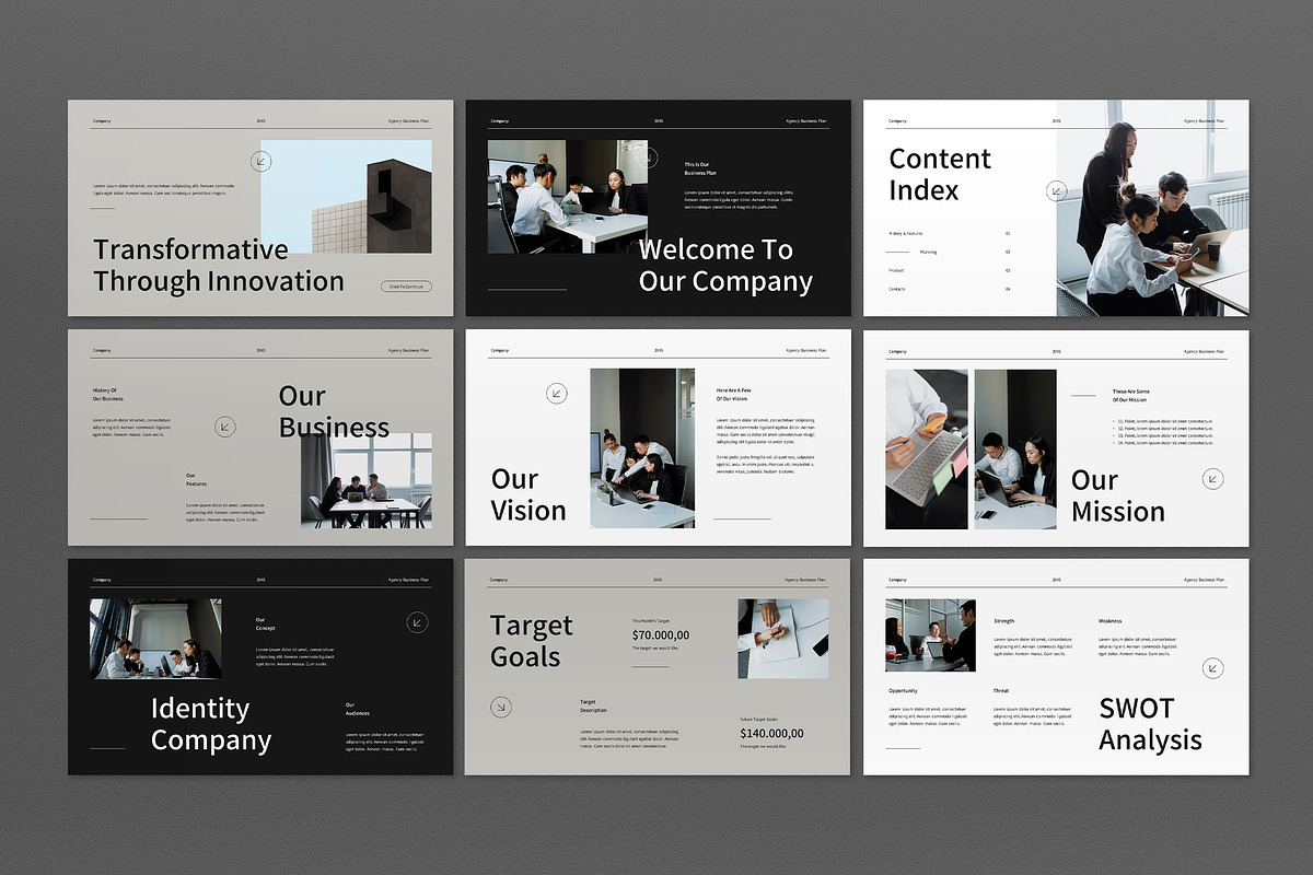 Agency Business Plan Presentation, a Presentation Template by graphicook (Photo 3 of 4)