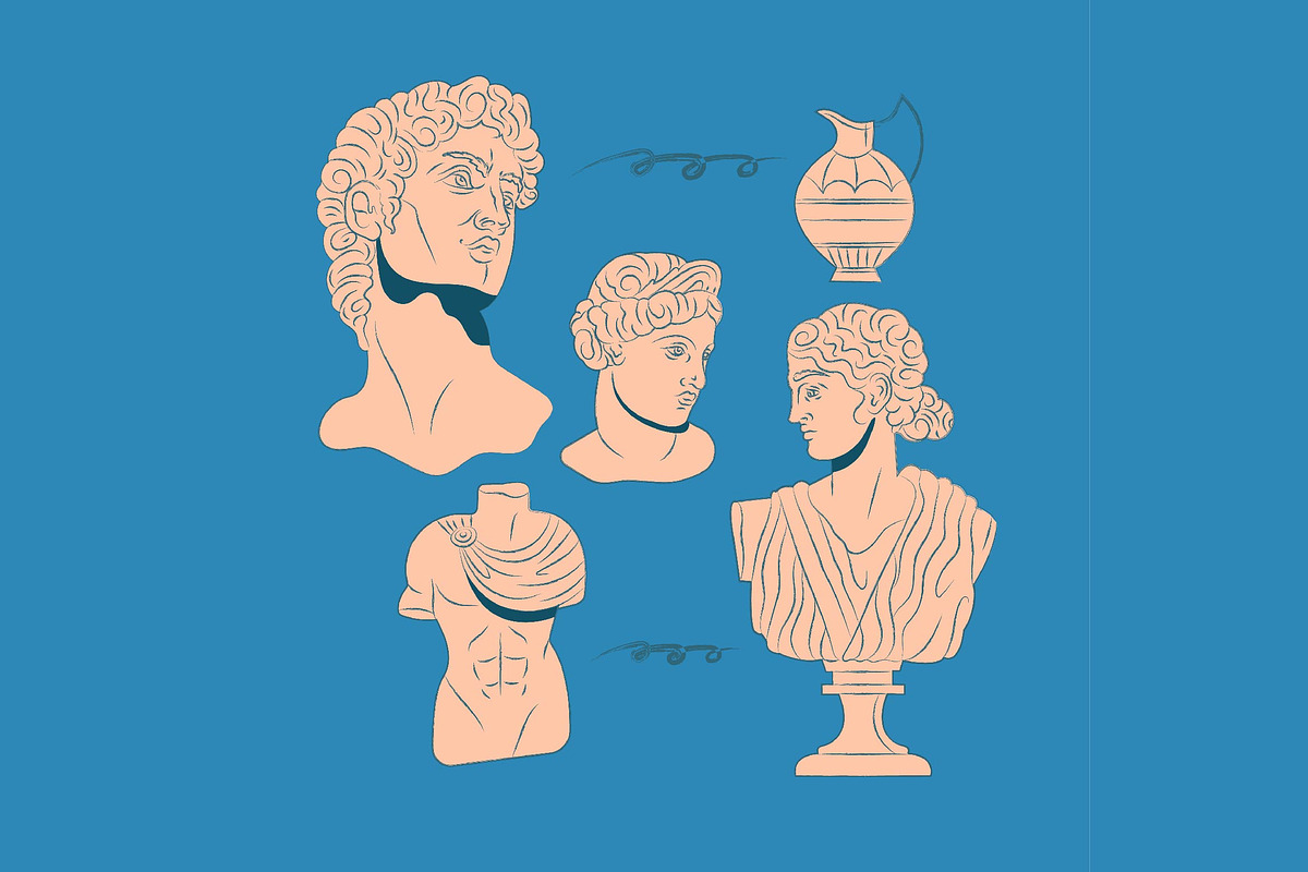 Classic Figures Asset Illustration, an Object Illustration by graphicook