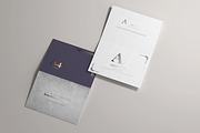 A4 Bi-Fold Horizontal Mockups, a Mockup by pmvch (Thumbnail 6 of 8)