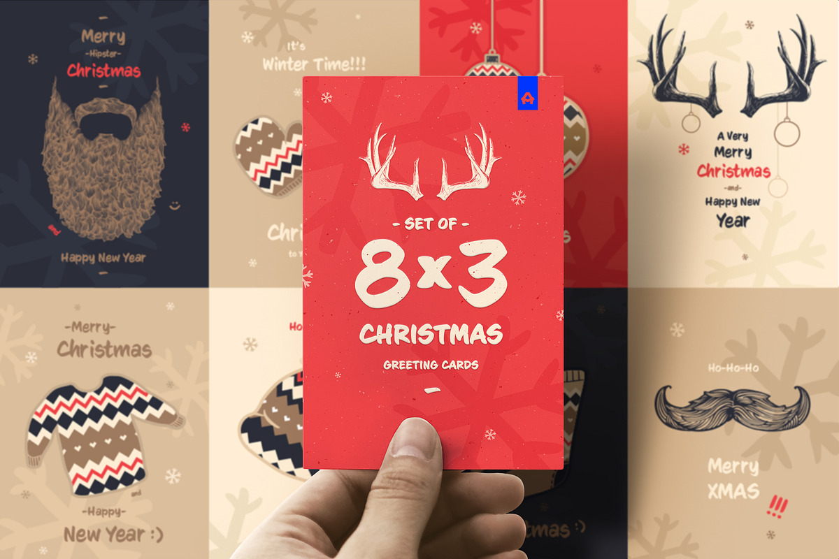 Christmas Cards, a Seasonal Illustration by blauananas (Photo 1 of 6)