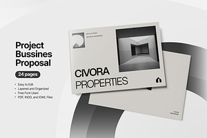 Project Business Proposal Template, a Brochure Template by TMint Play