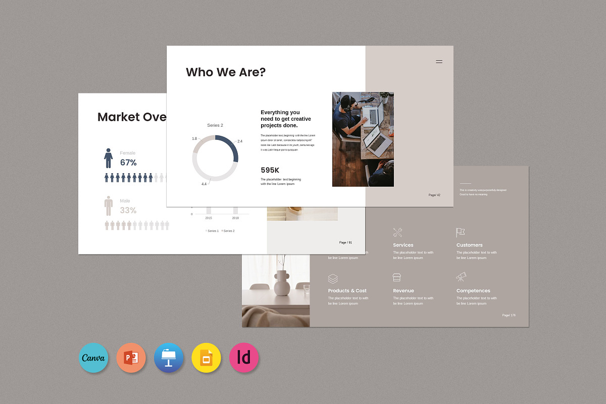 Business Plan PowerPoint Template, a Presentation Template by creathrivestudio (Photo 6 of 37)