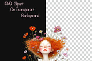 Whimsical Spring Clipart Bundle, a Person Illustration by Fusion Dream (Thumbnail 8 of 10)