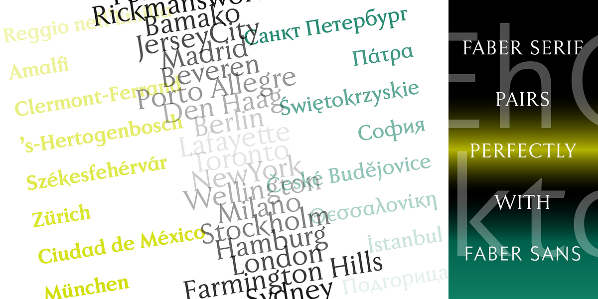 Faber Serif Pro, a Serif Font by ingoFonts (Photo 5 of 9)