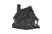 Cute House Silhouette Bundle, an Illustration by Designs_River (Thumbnail 28 of 31)