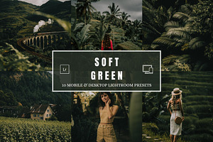 10 Soft Green Lightroom Presets, a Preset Add-On by MEPRESETS