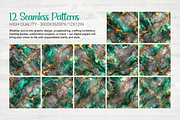 Teal Tempest Seamless Textures, a Texture Graphic by Curve Design (Thumbnail 4 of 7)