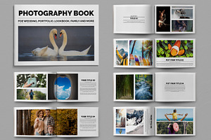 Photography Album Book Layout, a Magazine Template by ContestDesign