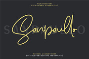 Sanpaullo - Signature Font, a Script Font by Garisman Std (Thumbnail 1 of 8)