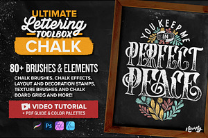 Chalk Lettering Brush Toolbox