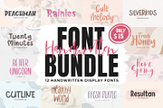 Handwritten Crafty Font BUNDLE, a Serif Font by BrandSemut (Thumbnail 1 of 13)