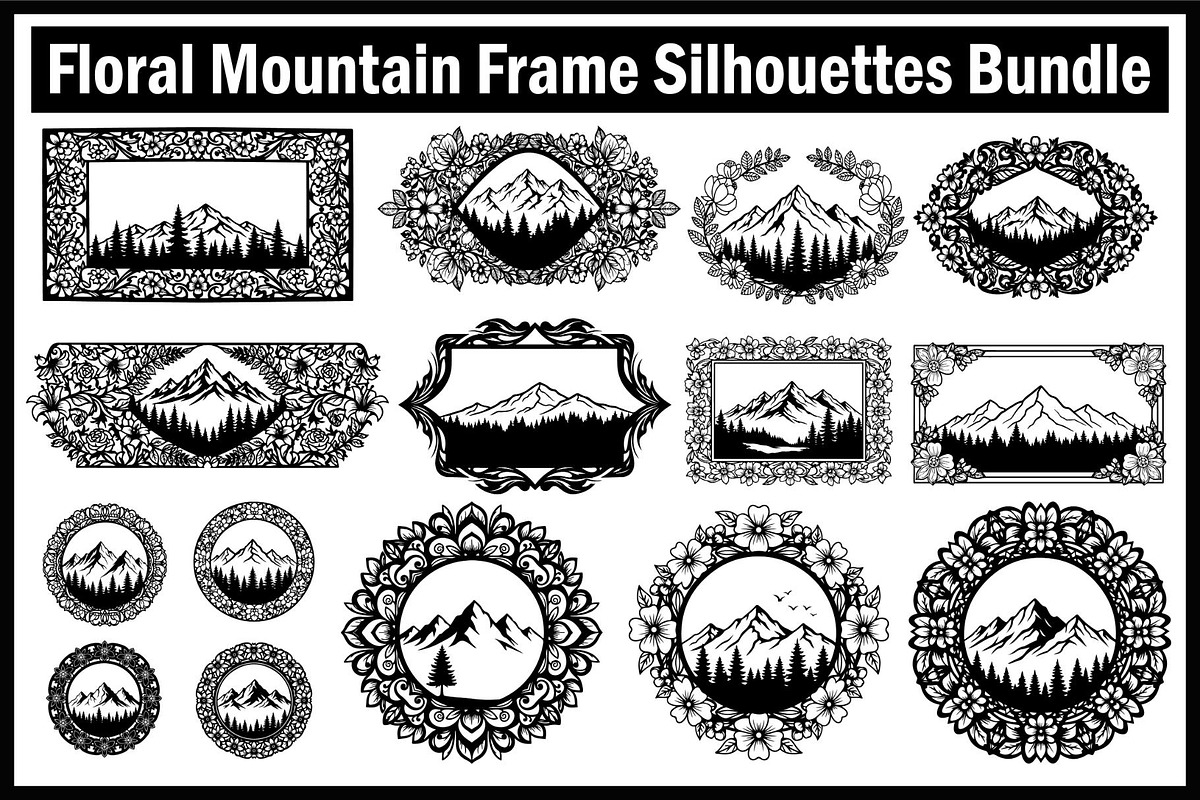 Elegant Floral Vector Clipart Bundle, an Object Graphic by Creativeshirt (Photo 1 of 3)