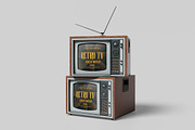 Retro TV Mockup, a Product Mockup by bimockup (Thumbnail 6 of 6)