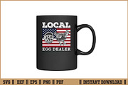 Local Egg Dealer Chicken Farmer SVG, an Illustration by Handy Arts Studio (Thumbnail 3 of 3)