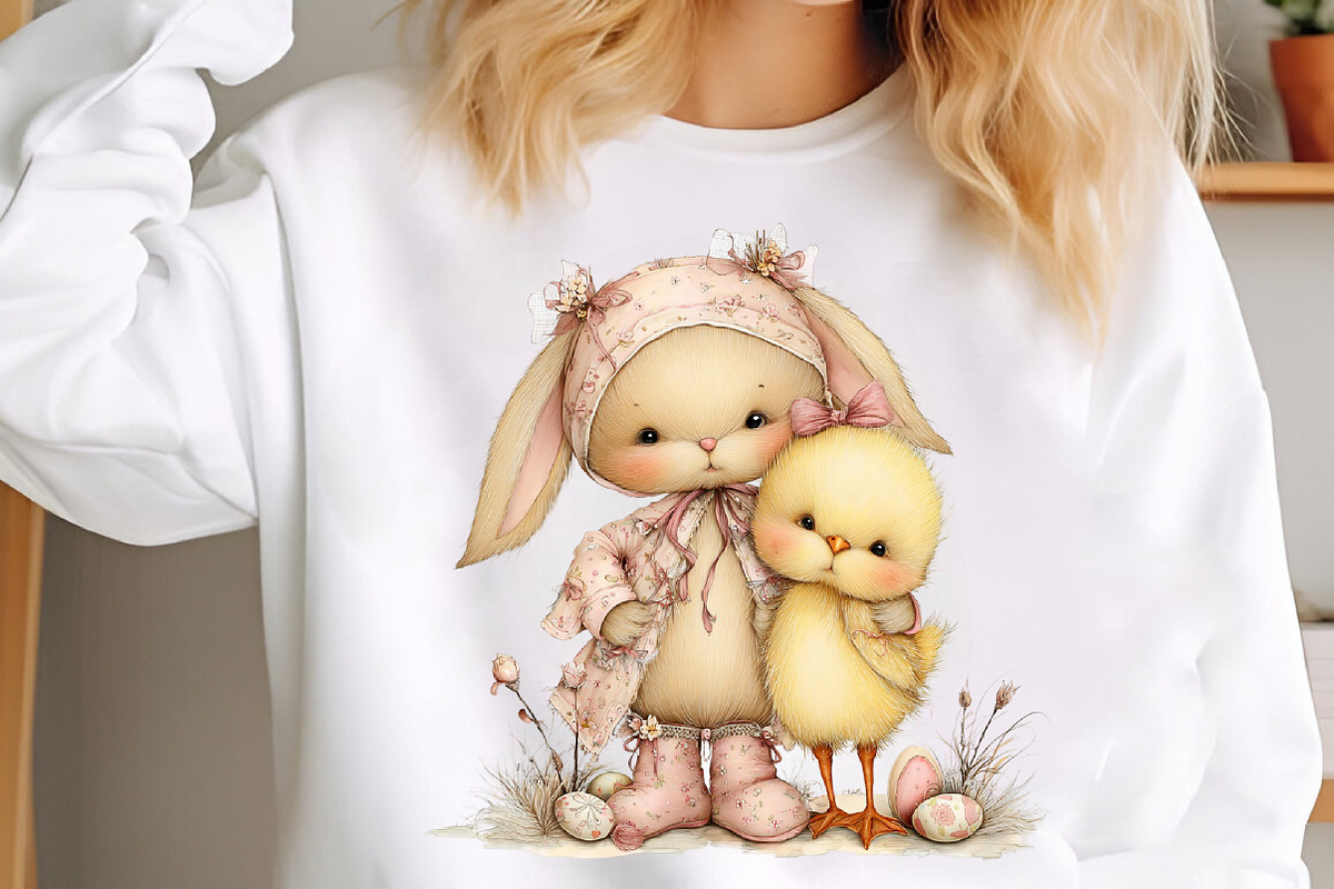 Whimsical Easter Animals Clipart, an Illustration by designcity5 (Photo 4 of 5)