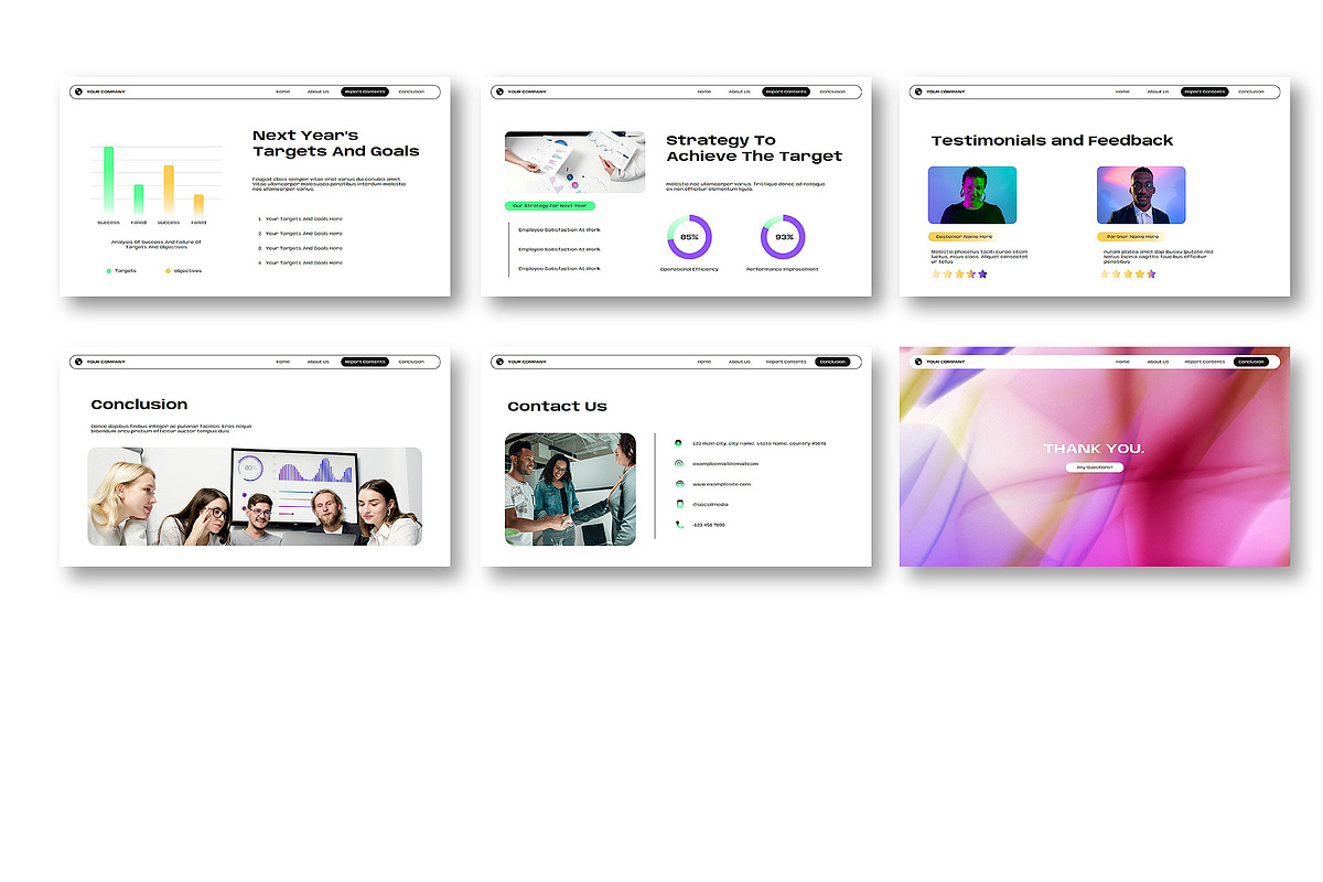 Evaluation Report Google Slides Temp, a Presentation Template by Siska Arista (Photo 5 of 5)