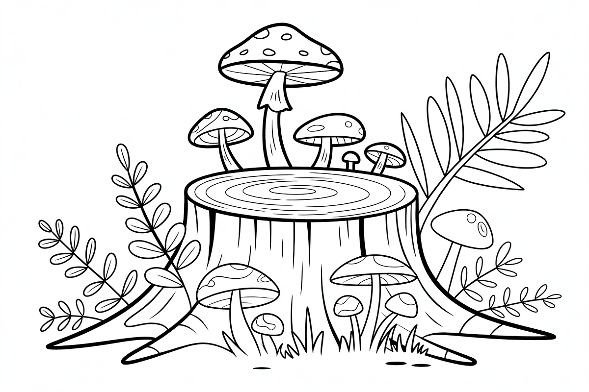 Mushroom Coloring Pages featuring, an Icon by Amazin_art (Photo 9 of 9)